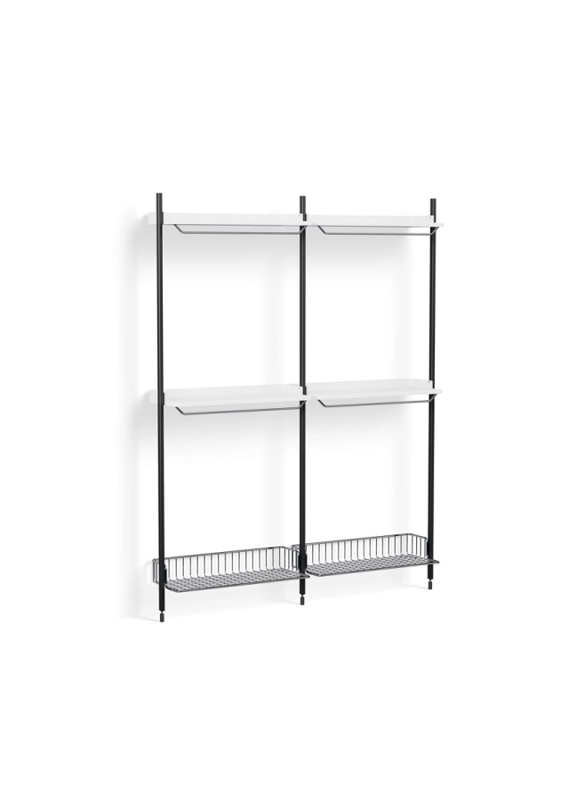 AB871-B665-AI80-02DQ_Pier System 1032 PS white powder coated steel black anodised profiles chromed wire shelf.jpg