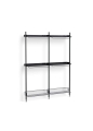 AB871-B666-AI80-02DQ_Pier System 1032 PS black powder coated steel black anodised profiles chromed wire shelf.jpg
