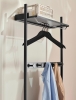 Pier System 1041 PS black powder coated steel clear anodised profiles_Coat Hanger set of 4_HAY Colour Crate off white.jpg