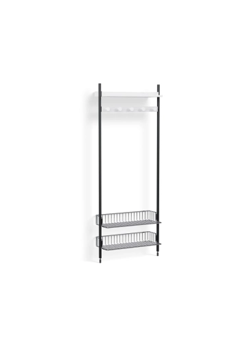 AB876-B665-AI80-02DQ_Pier System 1051 PS white powder coated steel black anodised profiles chromed wire shelf.jpg