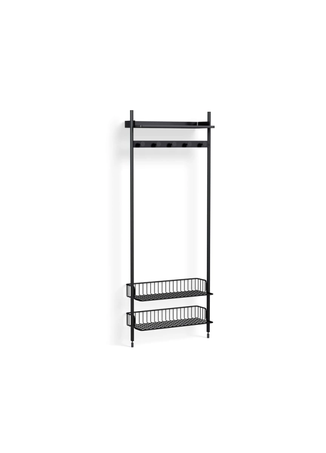AB876-B666-AI80-02DP_Pier System 1051 PS black powder coated steel black anodised profiles anthracite wire shelf.jpg
