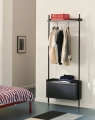 Connect Bed maroon red_Pier System 1001 PS black powder coated steel black anodised profiles.jpg