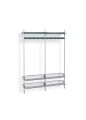 AB877-B520-AI79-02DQ_Pier System 1052 PS blue powder coated steel clear anodised alu profiles chromed wire shelf.jpg