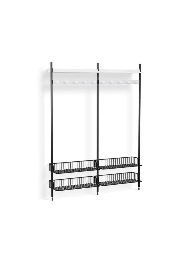 AB877-B665-AI80-02DP_Pier System 1052 PS white powder coated steel black anodised profiles anthracite wire shelf.jpg