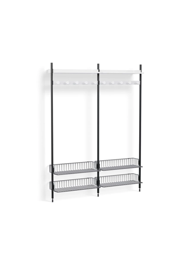 AB877-B665-AI80-02DQ_Pier System 1052 PS white powder coated steel black anodised profiles chromed wire shelf.jpg