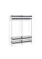 AB877-B666-AI79-02DP_Pier System 1052 PS black powder coated steel clear anodised alu profiles anthracite wire shelf.jpg