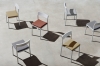 Type Chair silver grey aluminium_Seat Cushion for Type Chair silver_ochre_orange black stripe_grey black stripe 02.jpg