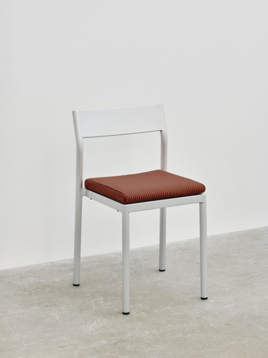Type Chair silver grey aluminium_Seat Cushion for Type Chair orange black stripe.jpg