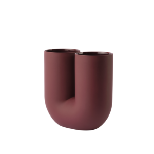 MUUTO wazon KINK  deep red