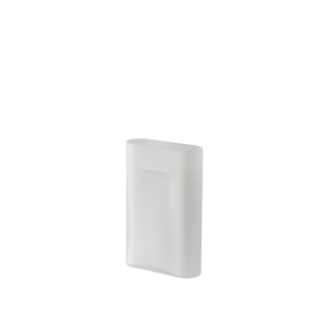 MUUTO wazon RIDGE wys. 35 cm  | white frosted glass 