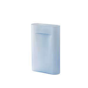 MUUTO wazon RIDGE wys. 48,5 cm  | light blue frosted glass  