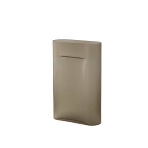 MUUTO wazon RIDGE wys. 48,5 cm  | taupe frosted glass  