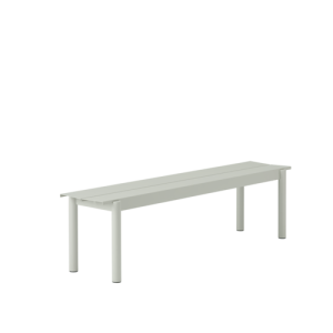 MUUTO ławka ogrodowa LINEAR STEEL 170 szara