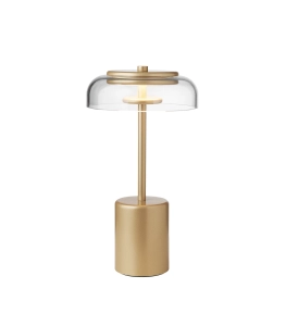 NUURA lampa przenośna BLOSSI  nordic gold | clear