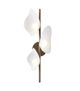 NUURA kinkiet FLORII 3 dark bronze | white