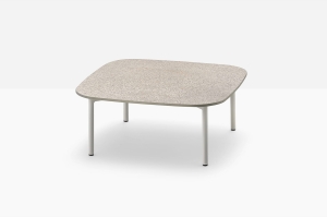 PEDRALI stolik kawowy kwadratowy BUDDY MARBLE 59x59x26h