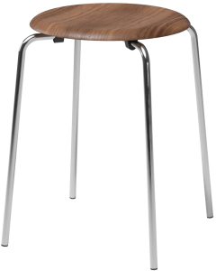 FRITZ HANSEN stołek DOT orzech