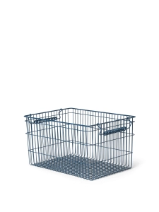 FERM LIVING koszyk CALA sztaplowany dark blue  2szt. 