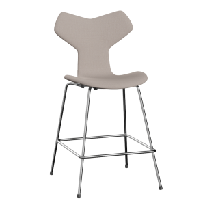 FRITZ HANSEN krzesło barowe tapicerowane GRAND PRIX 64cm