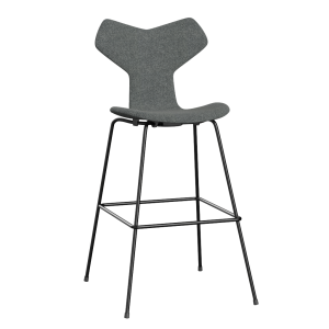 FRITZ HANSEN krzesło barowe tapicerowane GRAND PRIX 76cm