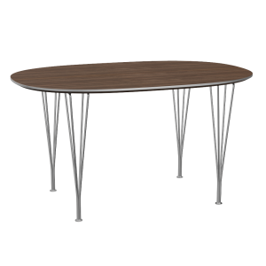 FRITZ HANSEN stół SUPERELLIPSE 135x90 fornir orzech