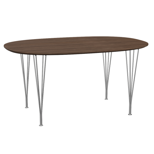 FRITZ HANSEN stół SUPERELLIPSE 150x100 fornir orzech