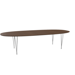 FRITZ HANSEN stół SUPERELLIPSE 300x13 fornir orzech