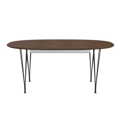 FRITZ HANSEN stół rozkładany SUPERELLIPSE 170/270x100 fornir orzechowy
