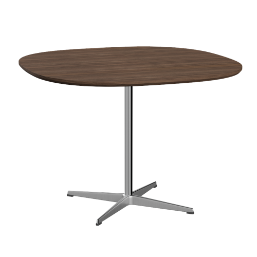FRITZ HANSEN stół SUPERCIRCULAR Ø 100cm, fornir orzechowy