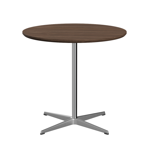 FRITZ HANSEN stół CIRCULAR Ø 75 cm, fornir orzechowy