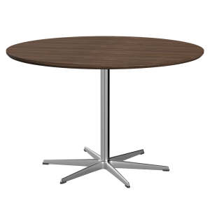 FRITZ HANSEN stół CIRCULAR Ø 120 cm, fornir orzechowy
