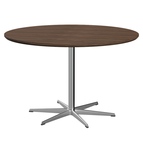 FRITZ HANSEN stół CIRCULAR Ø 120 cm, fornir orzechowy