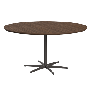 FRITZ HANSEN stół CIRCULAR Ø 145 cm, fornir orzechowy