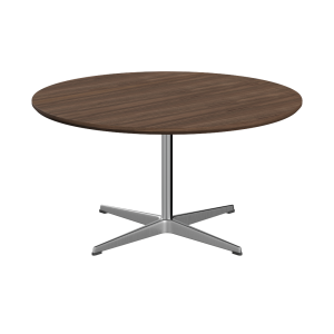 FRITZ HANSEN stolik kawowy CIRCULAR Ø 90cm, fornir orzechowy