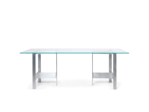 FERM LIVING stół LAGER glass | aluminium