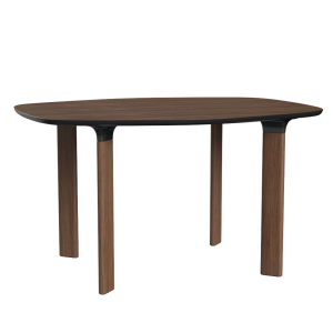 FRITZ HANSEN stół ANALOG 130x105 orzech / orzech