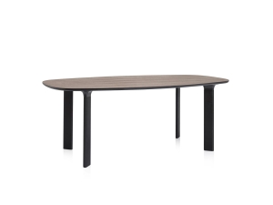FRITZ HANSEN stół ANALOG 185x105 orzech / czarny