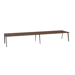 FRITZ HANSEN stół PLURALIS 480x120 orzech