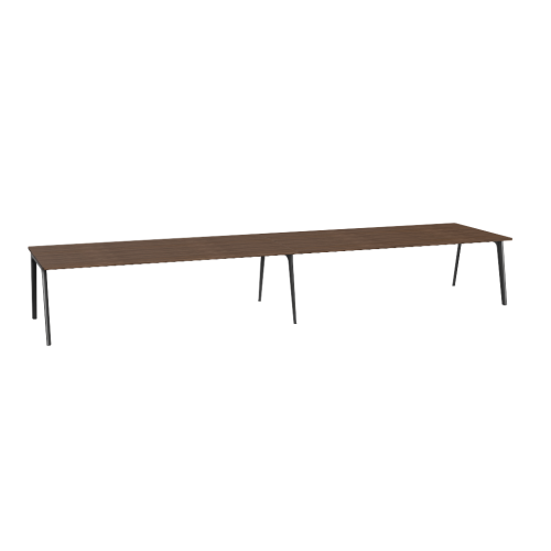 FRITZ HANSEN stół PLURALIS 480x120 orzech