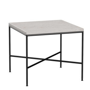 FRITZ HANSEN stolik kawowy PLANNER kwadratowy 45x45 marmur kremowy