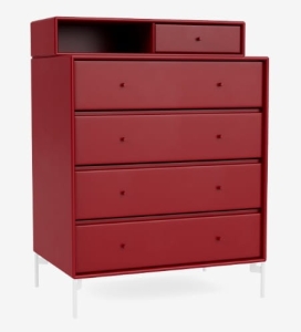 MONTANA komoda z półką na nóżkach KEEP różne kolory