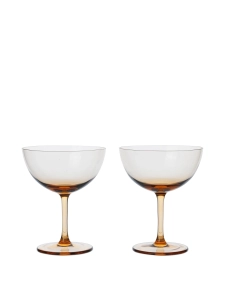 FERM LIVING zestaw kieliszków koktajlowych HOST (2szt.) | blush