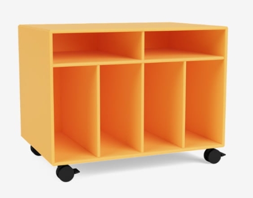 MONTANA szafka na płyty winylowe na kółkach SPIN I różne kolory