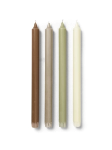 FERM LIVING świece PURE jasne 4 sztuki 