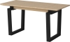 BOLIA ławka NORD 90cm dąb bielony/czarny dąb