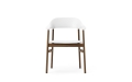 NORMANN COPENHAGEN krzesło z podłokietnikami HERIT dymiony dąb/białe