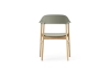 NORMANN COPENHAGEN krzesło z podłokietnikami HERIT dąb/zielone