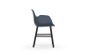 NORMANN COPENHAGEN krzesło z podłokietnikami FORM WOOD czarne/niebieskie