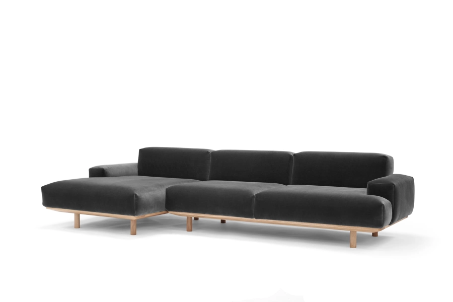 BRUUNMUNCH sofa 2-osobowa z szezlongiem REASON
