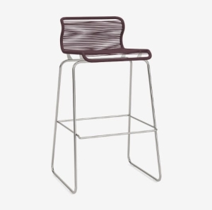 MONTANA krzesło barowe PANTON ONE 76cm marcel / stal